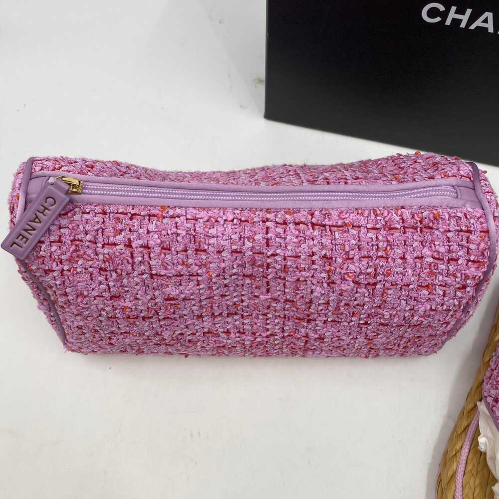 CHANEL Tweed Sandal Bag Set Vintage Pink | EU37 - Picture 4 of 12